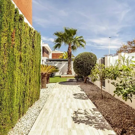 Casa Bos Orange Wellness Luxury Entire Jacuzzi & Pool Gran Alacant Near Villa Puerto Marino