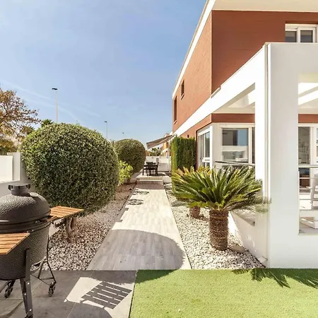 Casa Bos Orange Wellness Luxury Entire Jacuzzi & Pool Gran Alacant Near Villa Puerto Marino